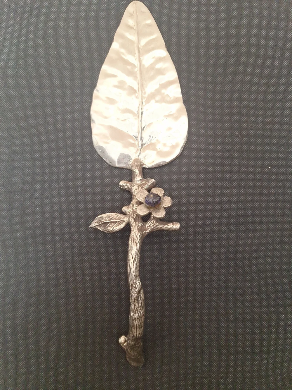Bombay Silver-Tone Leaf & Branch Cake Knife and Server Set